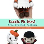 Halloween Cuddle Me Ghost Crochet Free Pattern