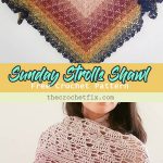 Sunday Strolls Shawl Free Crochet Pattern
