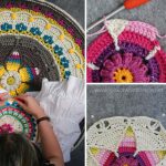 ‘Camping in Cornwall’ Crochet Free Rug Pattern