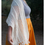 Modern Boho Shawl Free Crochet Pattern and Video Tutorial