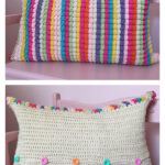 Rainbow Pops Pillow Free Crochet Pattern