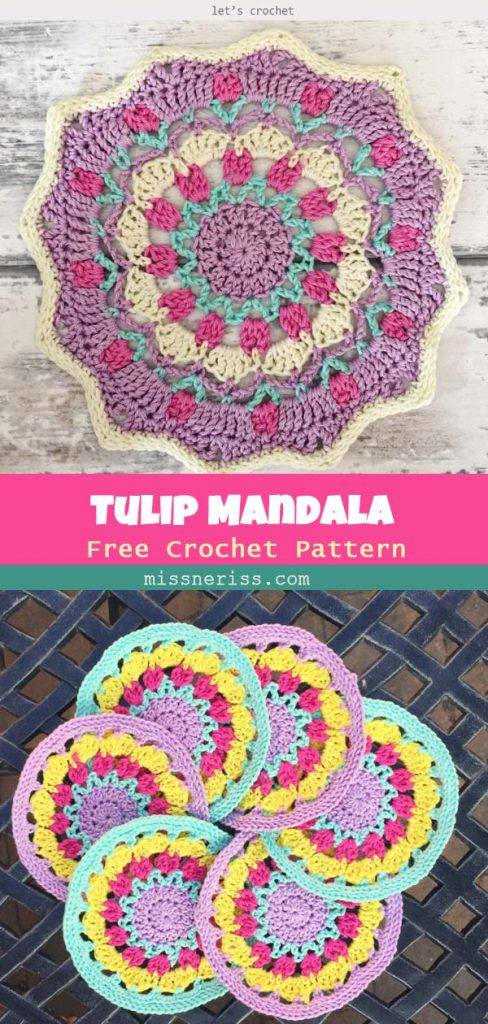 Tulip Mandala Free Crochet Pattern