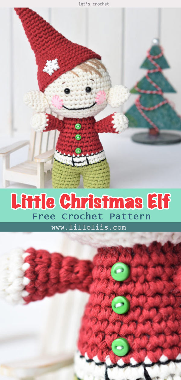 Christmas gnome knitting pattern free straight needles