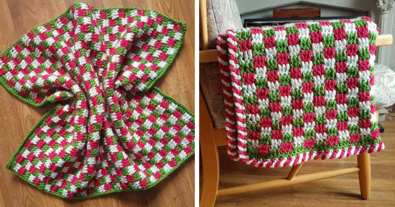 Crochet Christmas Blanket Free Pattern