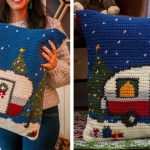 Christmas Holiday Camper Crochet Pollow Free Pattern