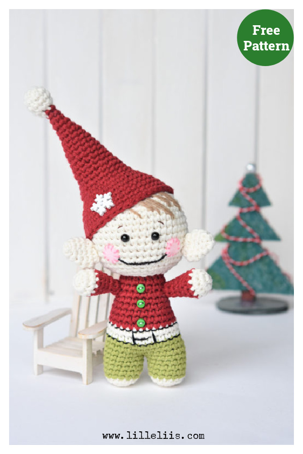 Little Christmas Elf Crochet Free Pattern