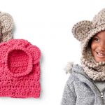 Bernat Crochet Bear Hood Hat Free Pattern