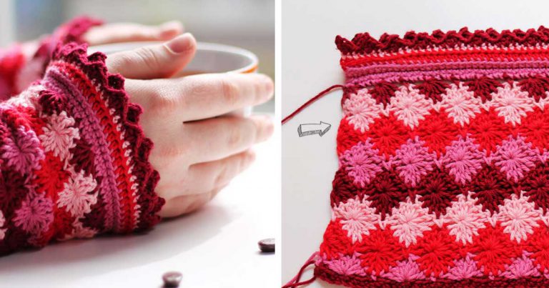 Catherine Wristies Crochet Free Pattern