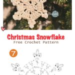 The 7 Christmas Snowflake Free Crochet Pattern