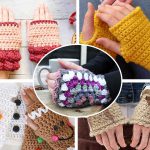 Granny Square Gloves Free Crochet Pattern