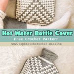 Hot Water Bottle Cover Free Crochet Pattern