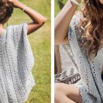 Summertime Kimono Wrap Crochet Free Pattern