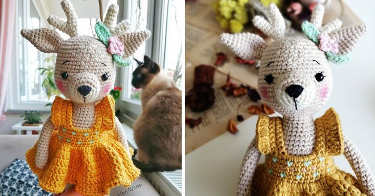 Nenana Deer Amigurumi Free Crochet Pattern