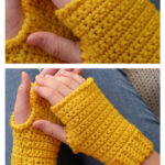 Easy Crochet Fingerless Gloves Free Crochet Pattern