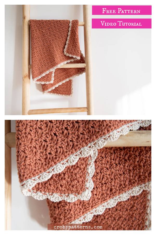Simple Memories Blanket Free Crochet Pattern and Video Tutorial