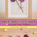 Amor-Perfeito Flower Free Crochet Pattern