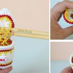 Cup Ramen Noodles Amigurumi Crochet Free Pattern