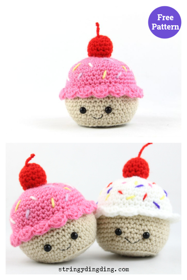 Cupcake Amigurumi Free Crochet Pattern