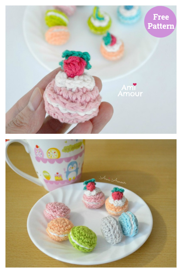 Macaron Amigurumi Sweets Free Crochet Pattern