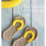 Mini Sandals Free Crochet Pattern