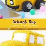 Crochet Amigurumi School Bus Free Pattern