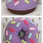 Donut Pillow Crochet Free Pattern