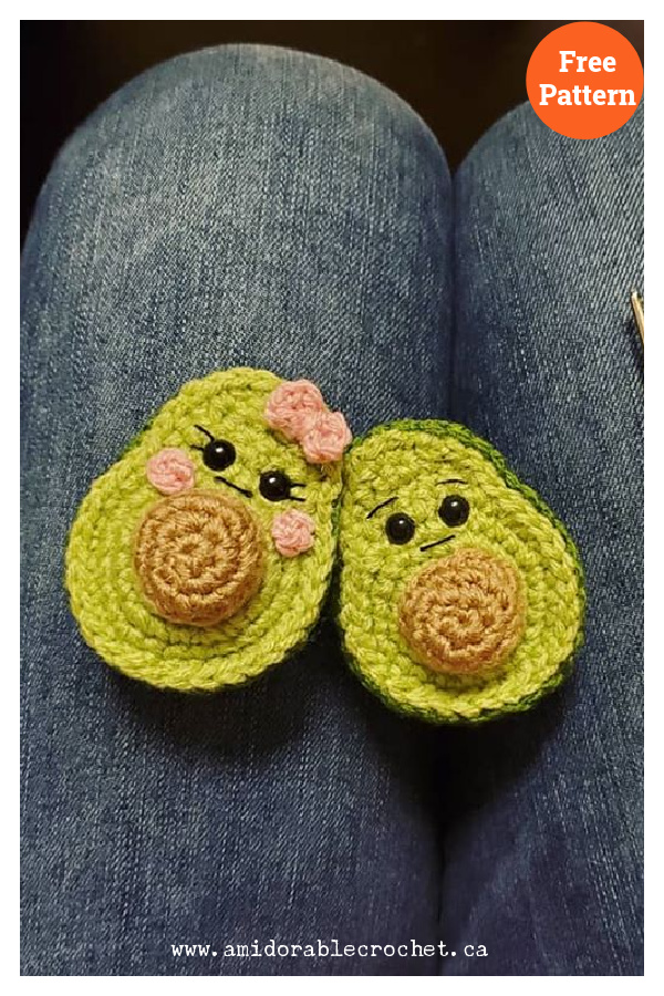 Sweet Little Avocado Crochet Free Pattern