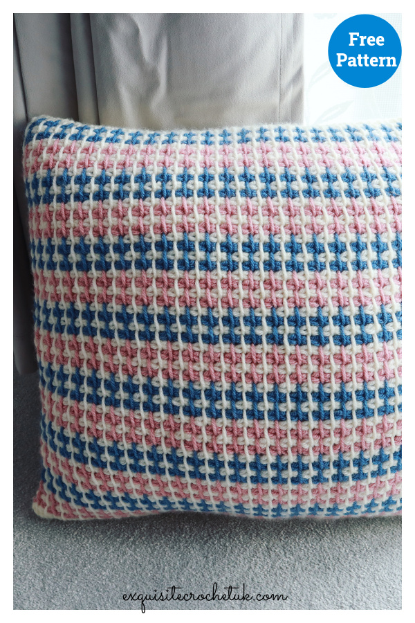 Modwen Cushion Free Crochet Pattern