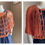 Sunrise Poncho Free Crochet Pattern