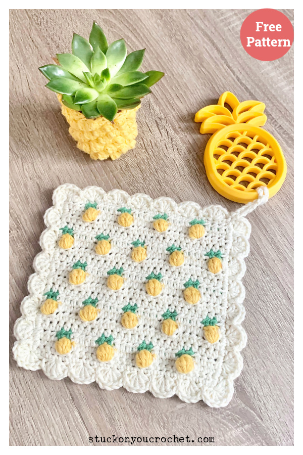 Pineapple Lovey Free Crochet Pattern