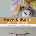 Huey Unicorn Free Crochet Pattern
