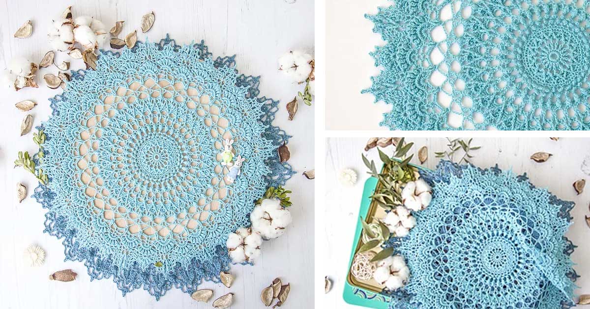 Agnes Doily Free Crochet Pattern