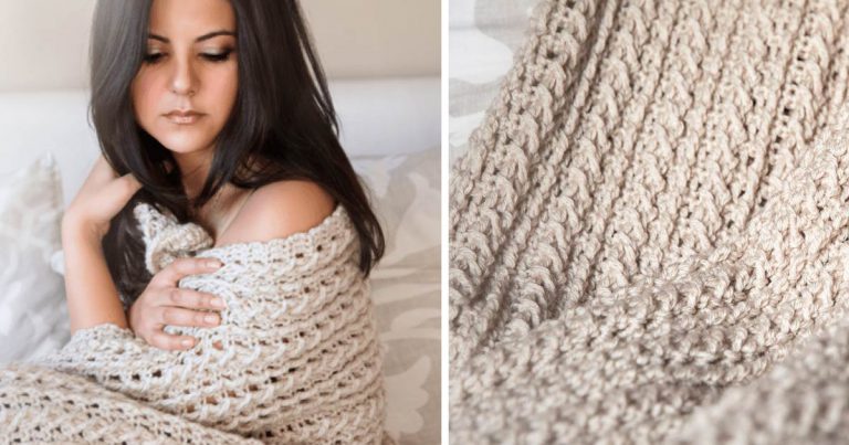 The Liza Throw Crochet Free Pattern