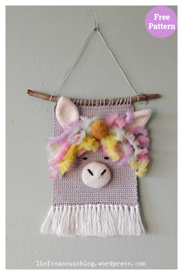 Huey Unicorn Free Crochet Pattern