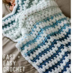 Tributary Baby Blanket Free Crochet Pattern