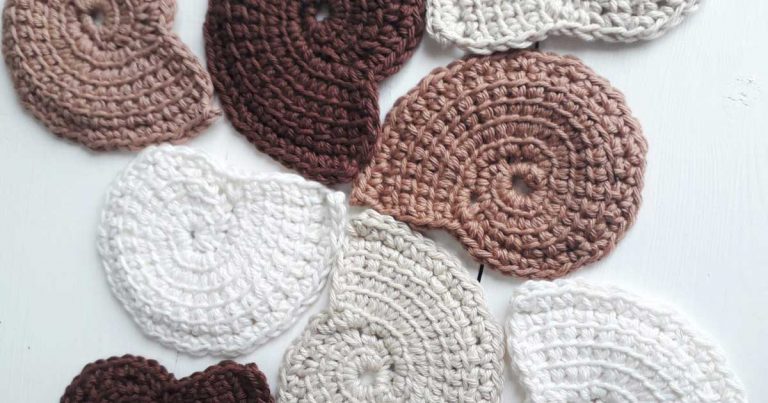 Sea Shell Scrubbies Crochet Free Pattern
