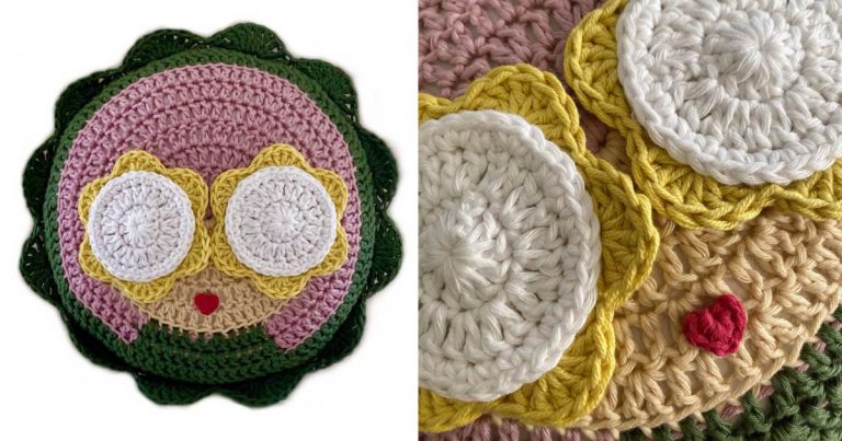 Vibes of Orla Cushion Crochet Free Pattern