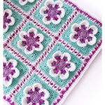 Baby Girl Blanket Dancing Flowers Free Crochet Pattern