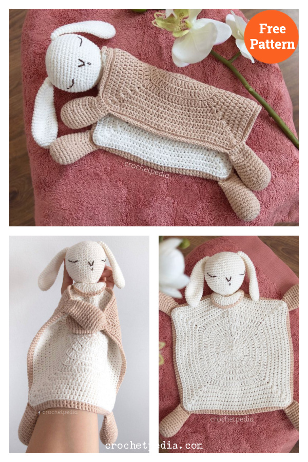 Sleepy Bunny Lovey Free Crochet Pattern