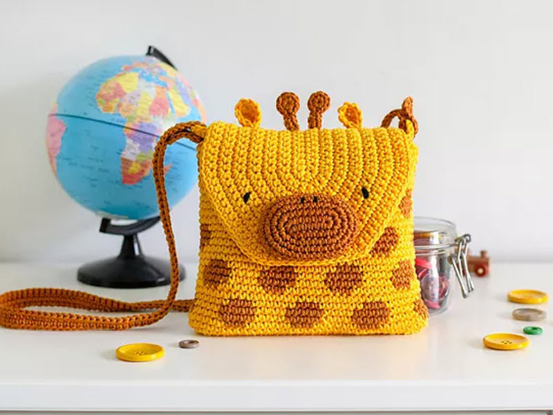 Giraffe Bag Free Crochet Pattern