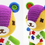 Bear Animal Crossing Patch Amigurumi Crochet Free Pattern