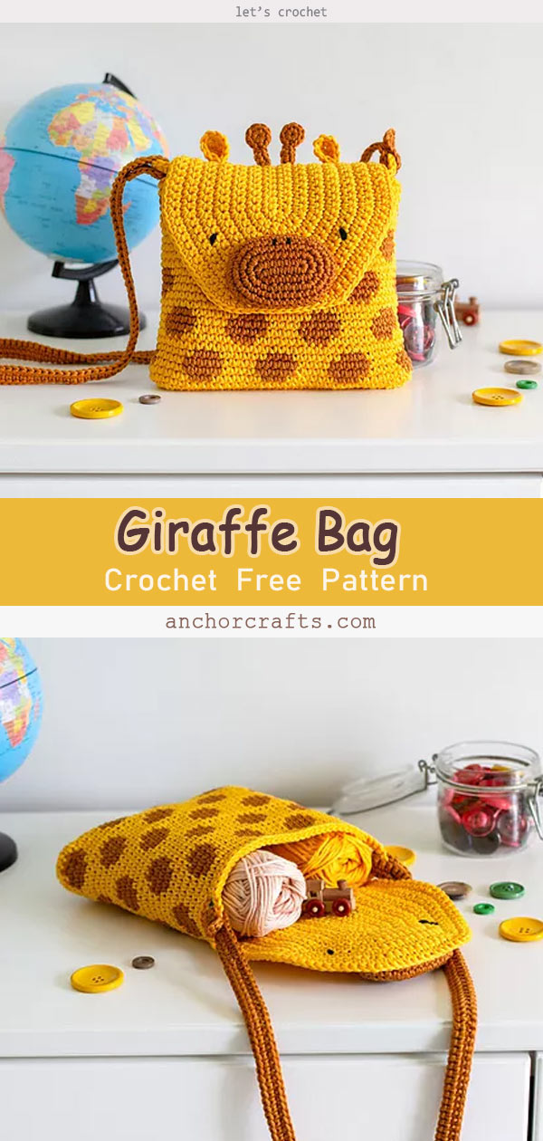 Giraffe Bag Free Crochet Pattern