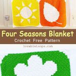 Four Seasons Blanket Free Crochet Pattern