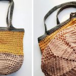 Crochet Acorn Market Bag Free Pattern