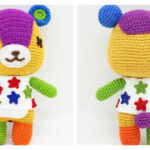 Bear Animal Crossing Patch Amigurumi Crochet Free Pattern