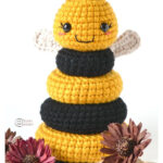 Bee Stacking Toy Free Crochet Pattern