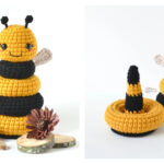 Bee Stacking Toy Free Crochet Pattern