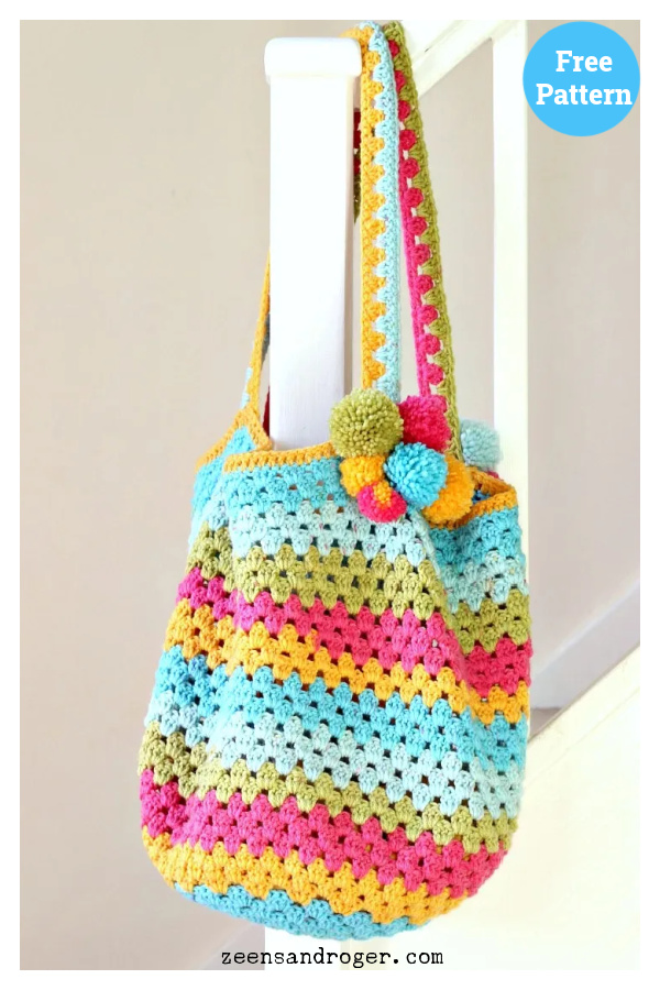 Crochet Beach Bag Free Pattern 