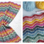 Easy Ripple Crochet Blanket Free Pattern