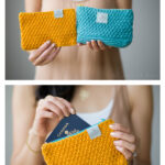 Star Stitch Pouches Crochet Free Pattern